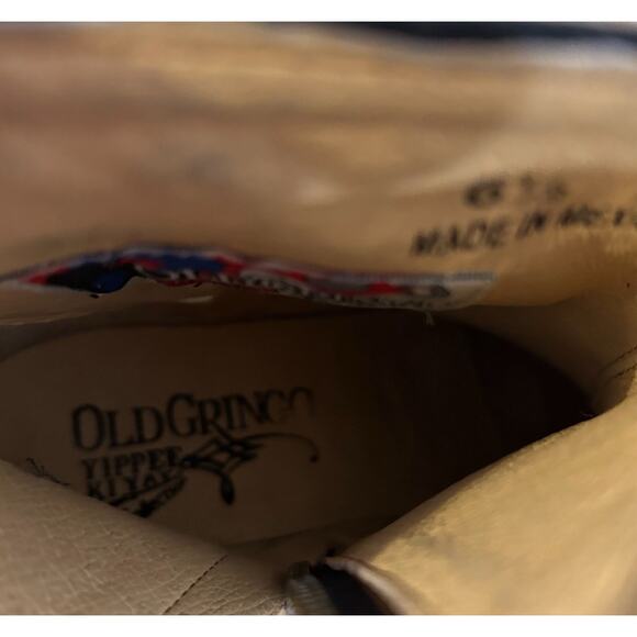 Old Gringo Mabell 6” Embroidered Sued Boot Women’s Sz 6.5 Native American Chief - Picture 7 of 15